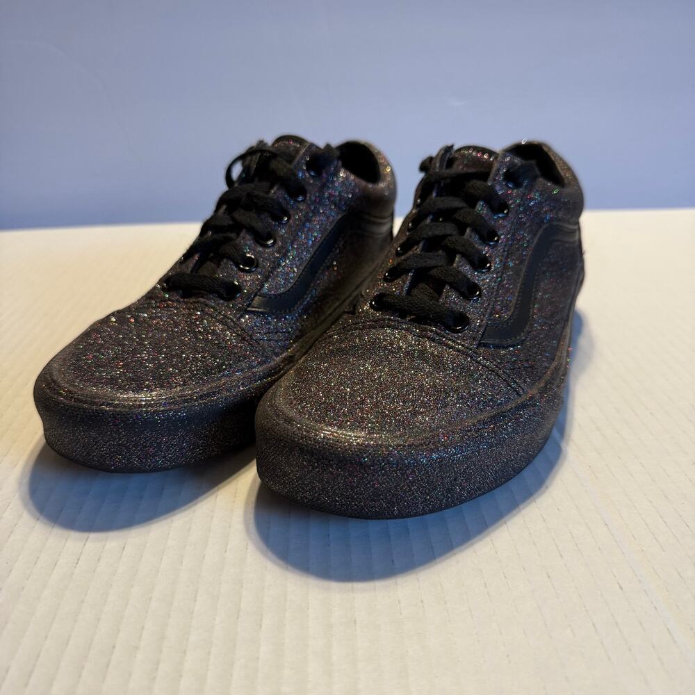 Vans Old Skool Holographic Glitter Black Size 6 | Trendy Sneaker